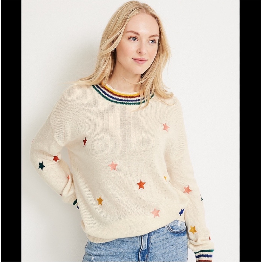 Star Crew Neck Sweater
